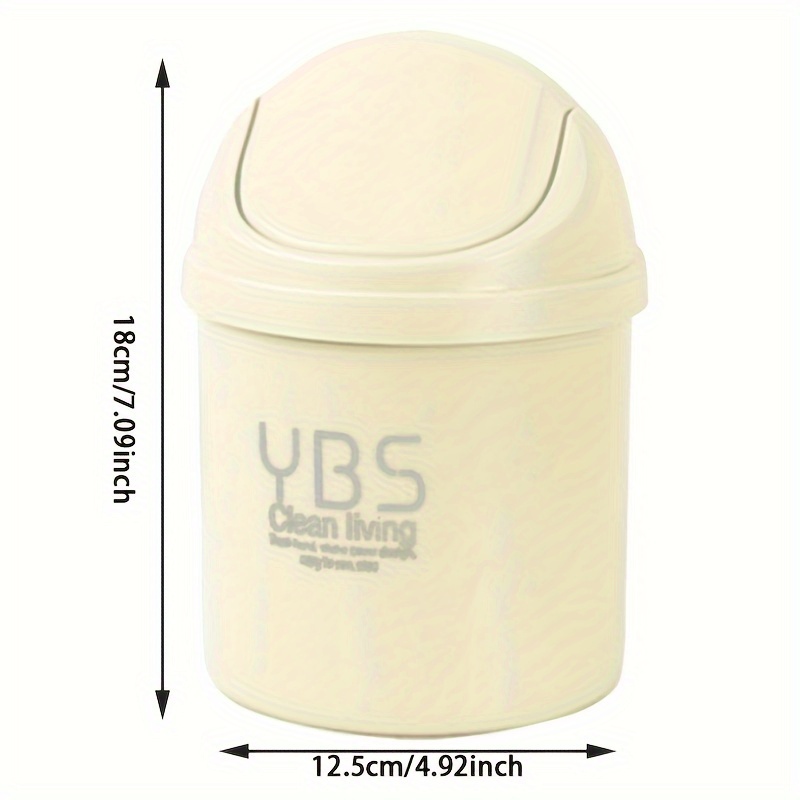 Mini Waste Bin Small Trash Can Desktop Desk Storage