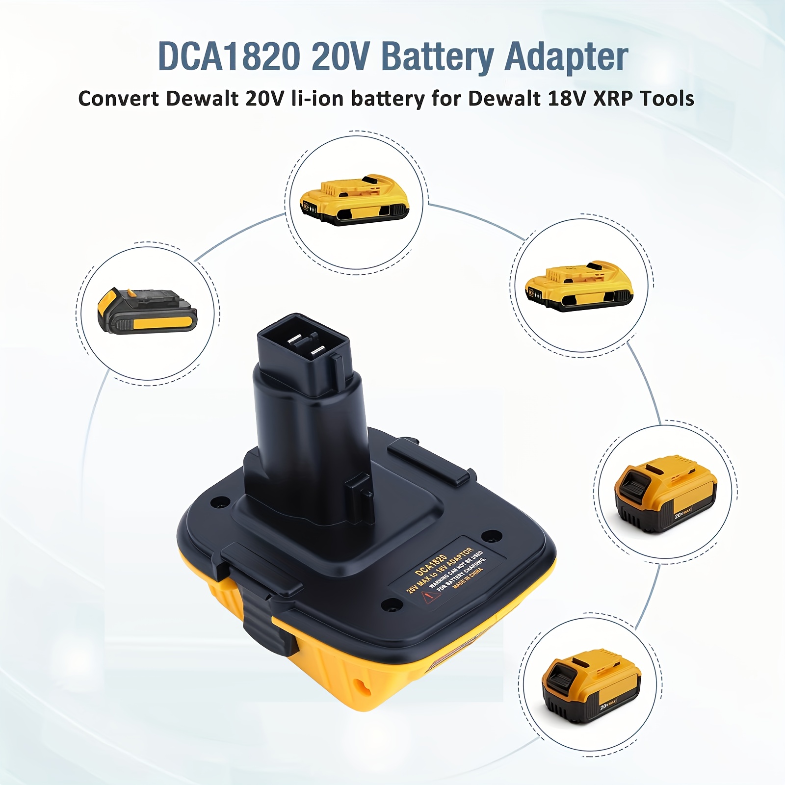 Dewalt 20V Battery Replacement and Battery Adapter
