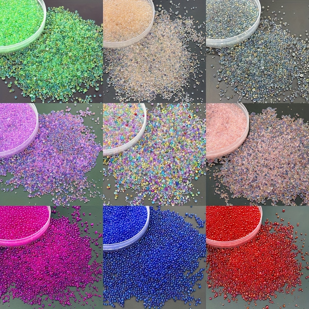 500g Kids Colorful Slime Beads Balls Small Tiny Beads for Arts Party Craft  Fish Tank Decor