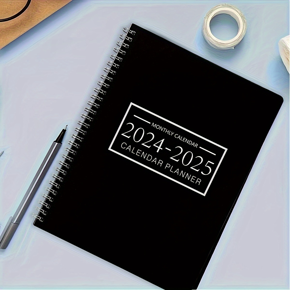 Agenda 2024, A5 2024 journal, jour par page, planificateur quotidien,  planifiez votre année de janvier 2024 à décembre 2024 avec coloré onglets