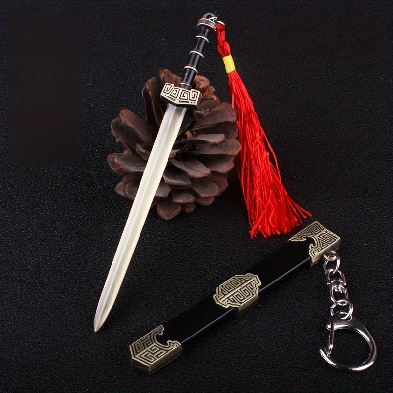 Metal Ancient Sword Model Key Chain Pendant Bag Pendant Funny Key Chain -  Temu