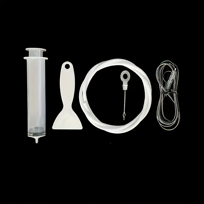 5pcs Refrigerator Drain Hole Dredger Set with Brush Water Pipe Cleaning