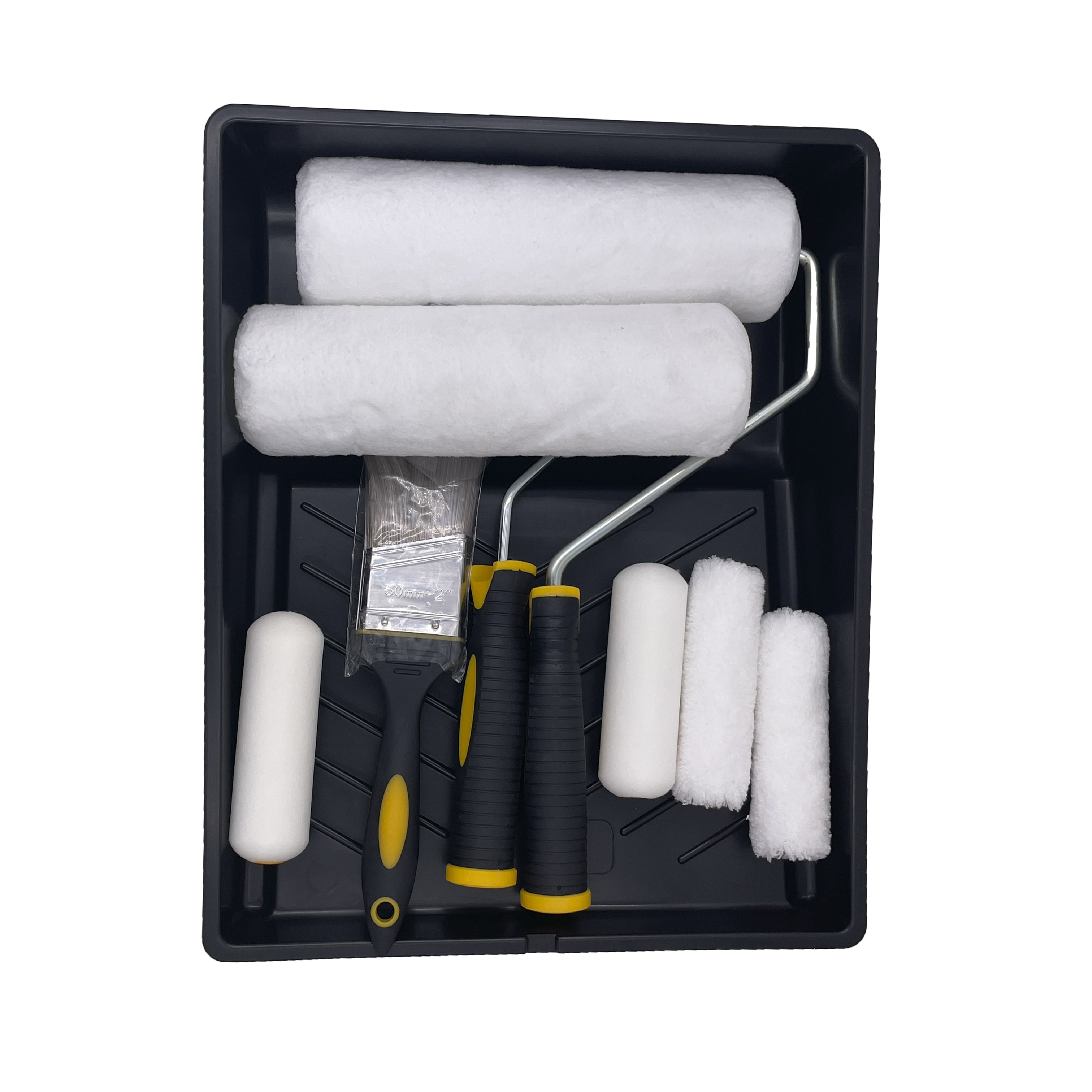 9PCS/set 6Inch Paint Roller Brush Pro Foam Paint Roller kit Sponge