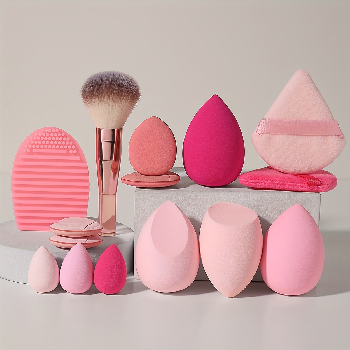 Multi functional Makeup Sponges Set For Foundation Liquid - Temu