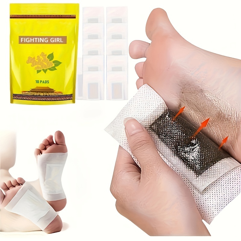 

10/20pcs Deep Cleansing Ginger Foot Patches For Men And Women, Daily Foot Care Product