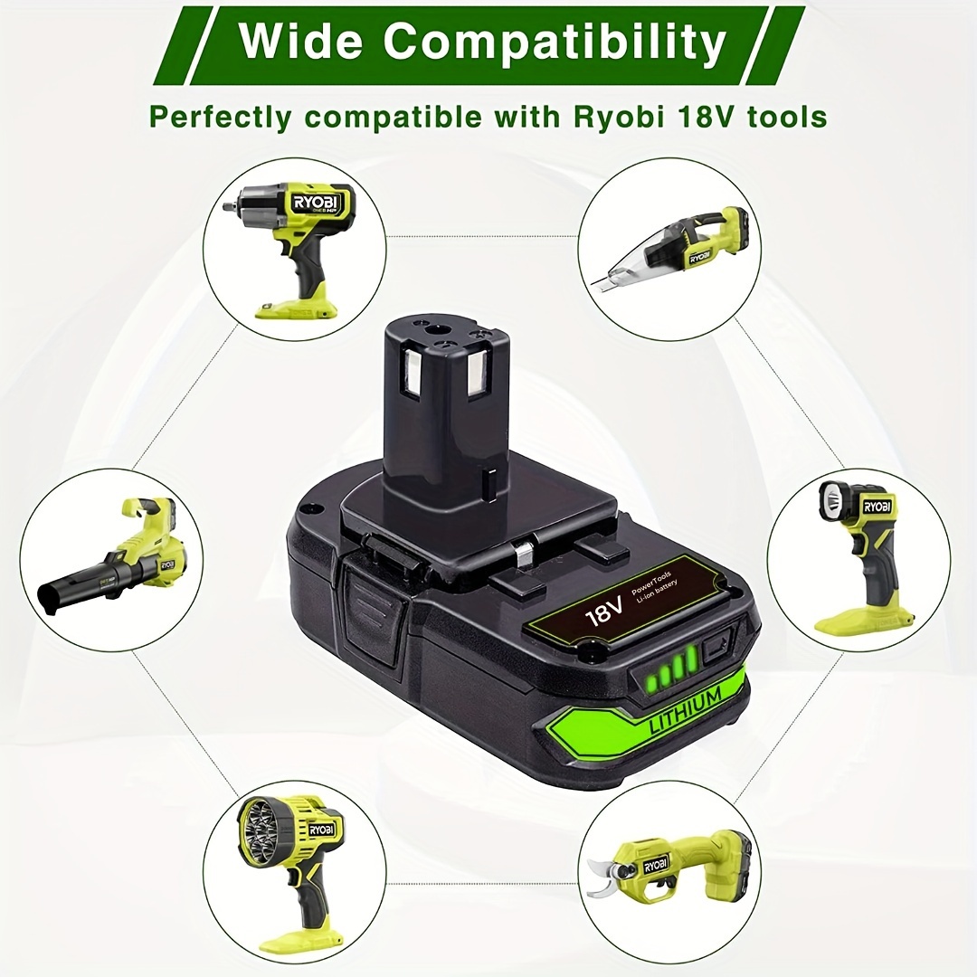 18V 5.0ah Lithium Ion Replacement Power Tool P105 P102 P103 P107