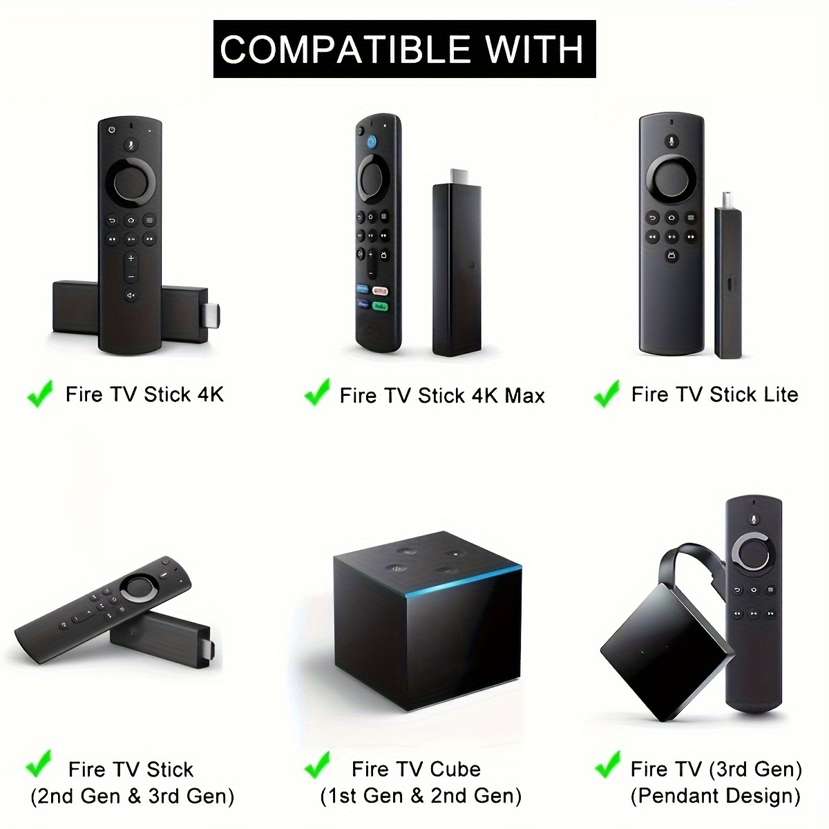 L5b Smart Voice Remote Controllers For Fire Tv Stick 3rd Gen