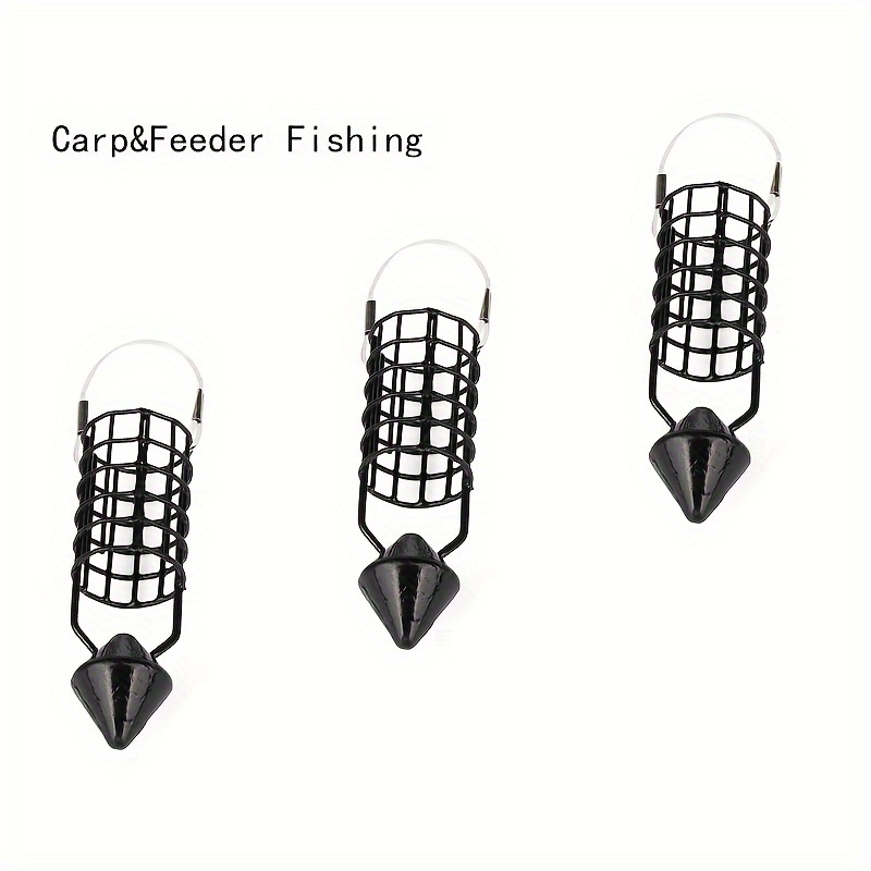Fishing Cage ,Catfish Inline Feeder Carp Hook , Metal Sinker 30g