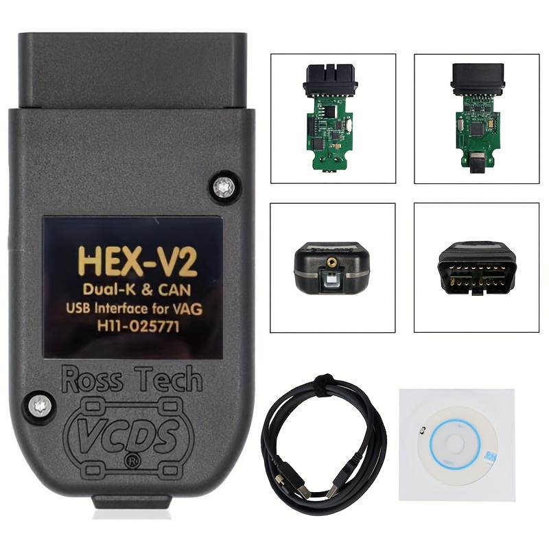 New For Vag Hex V2 Obd2 Scanner Atmega162 Chip Unlimited Vins For