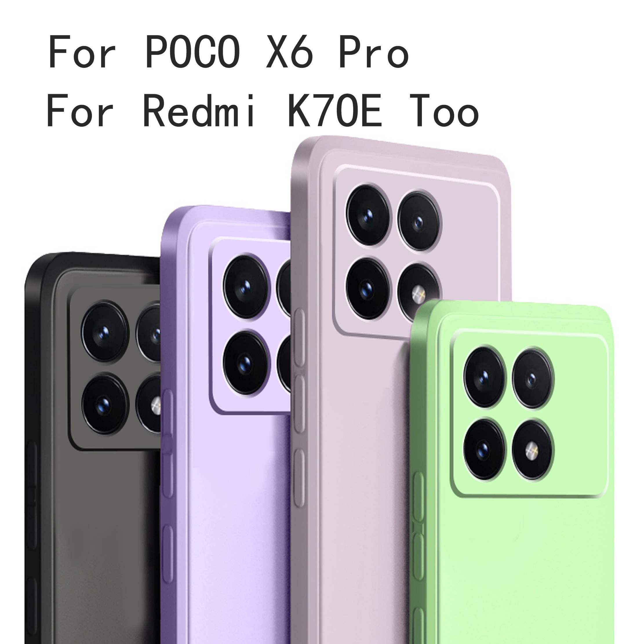 Xiaomi Poco X6 Pro Case Liquid Silicone Slim Soft Phone - Temu