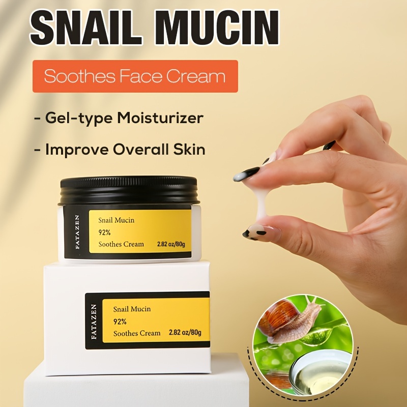 Hydrating Face Cream for Anti-Aging with Snail Mucin