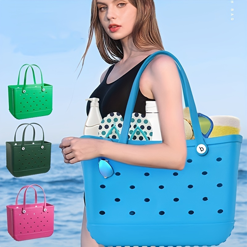 Neoprene Handbag Ladies Large Capacity Beach Bag - Temu France