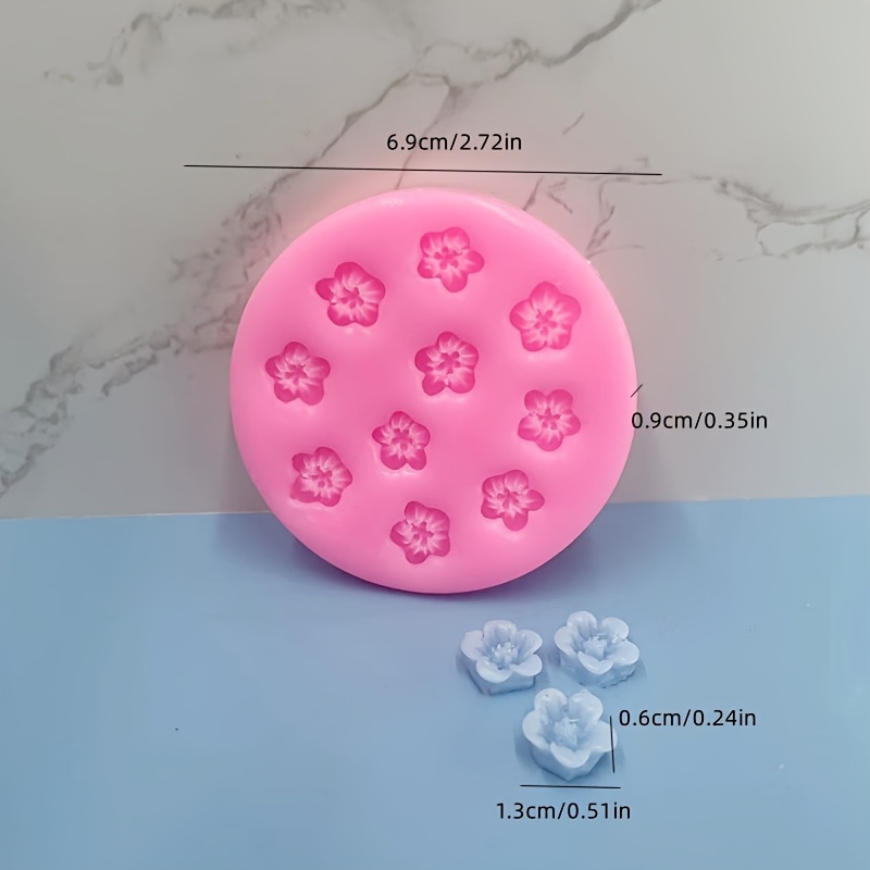 Mini Cherry And Peach Silicone Molds For - Temu