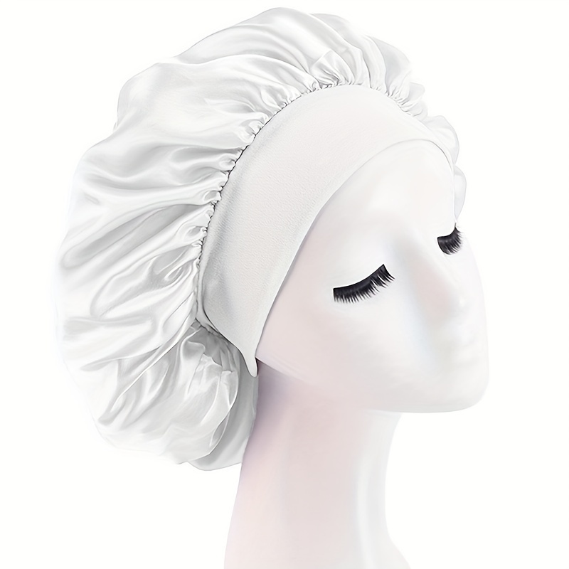 Satin Bonnet Hair Bonnet For Sleeping, Shower ,chemo , Reusable Adjusting  Hair Care Wrap Sleep For Women Daily Hair Care - Temu United Arab Emirates