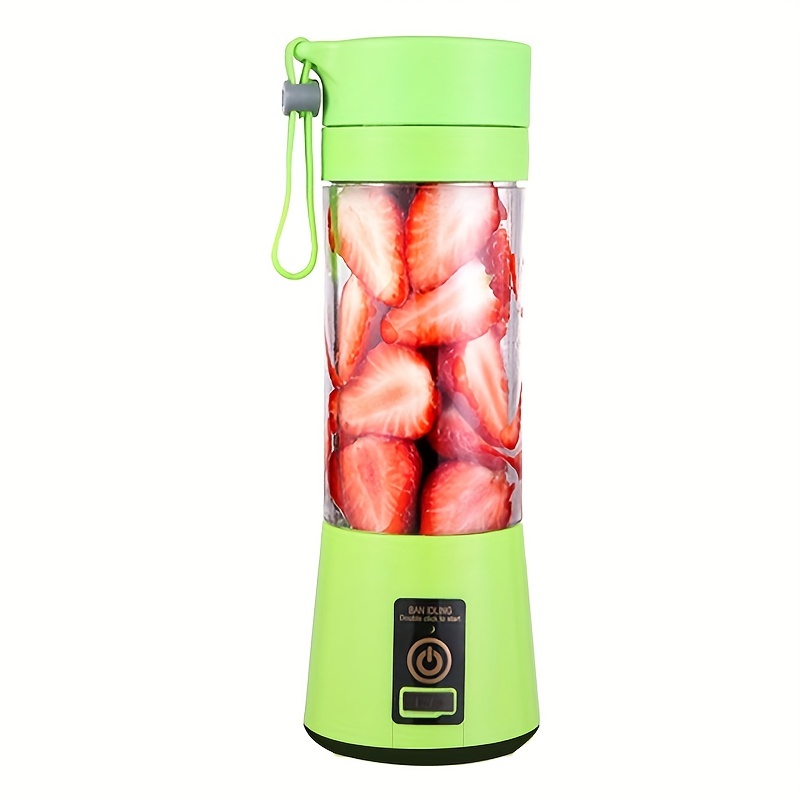 Rechargeable Portable Blender: 10 Blades for Delicious Shakes & Smoothies,  370ml/12.5oz BPA-Free Juicer Cup - Perfect for Sports, Travel, Home & Offic