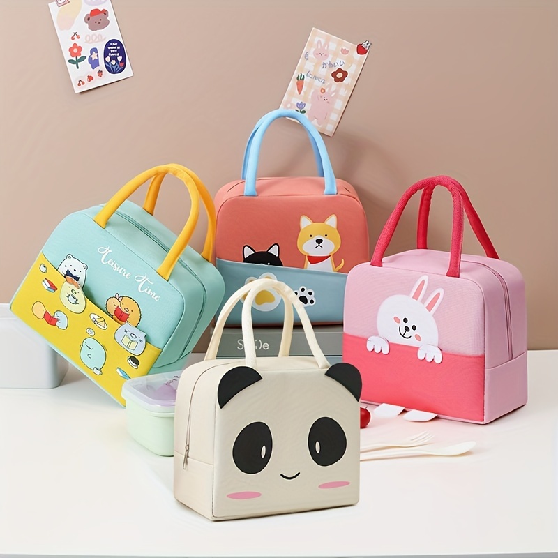 New Cartoon Pattern Lunch Bag for Boys School Food Bag Thermal