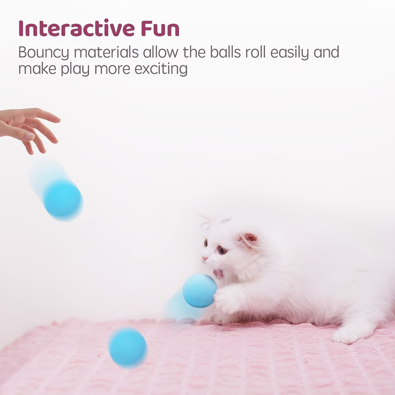 Cat Toys Balls Interactive Cat Kicker Lifelike Animal Sounds Kitty Kitten  Exercise Toys | High-quality & Affordable | Temu