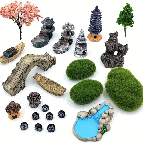 Zen Garden in Feng Shui Style With Sustainably Produced Decoration 