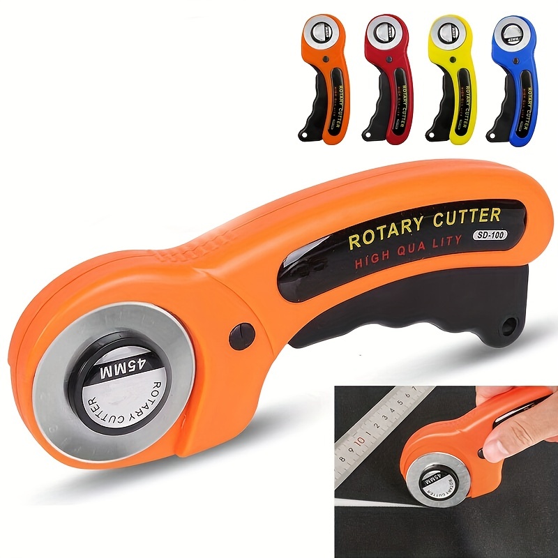 1pc Rotary Cutter For Sewing, Roller Cutter Wheel Ergonomic Cloth Cutting  Sewing Accessories For Leather Fabric Quilting Sew