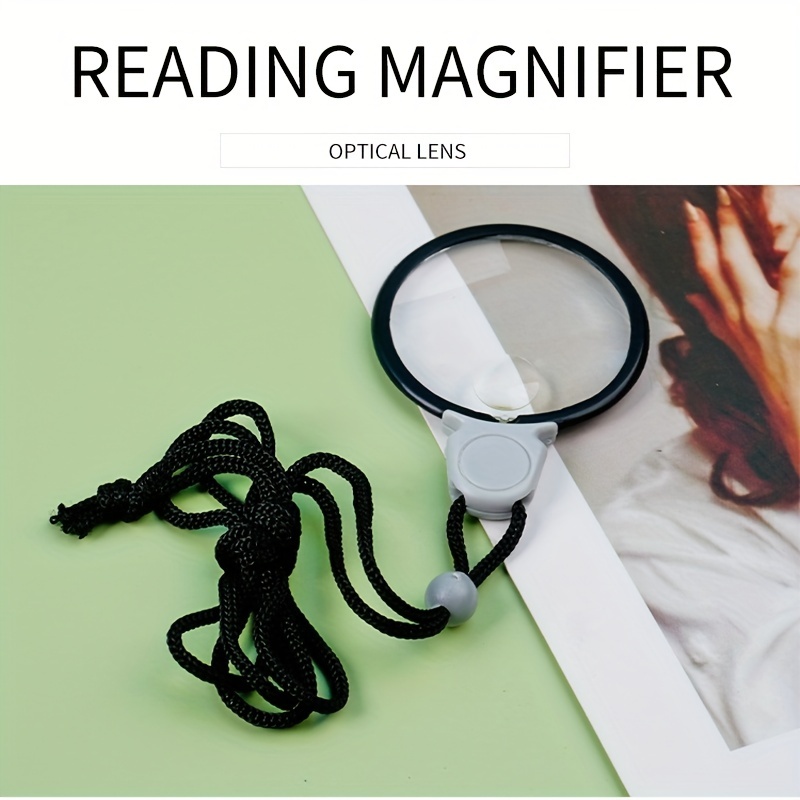 5 Times Magnifying Glass Hands free Magnifying Glass Reading - Temu