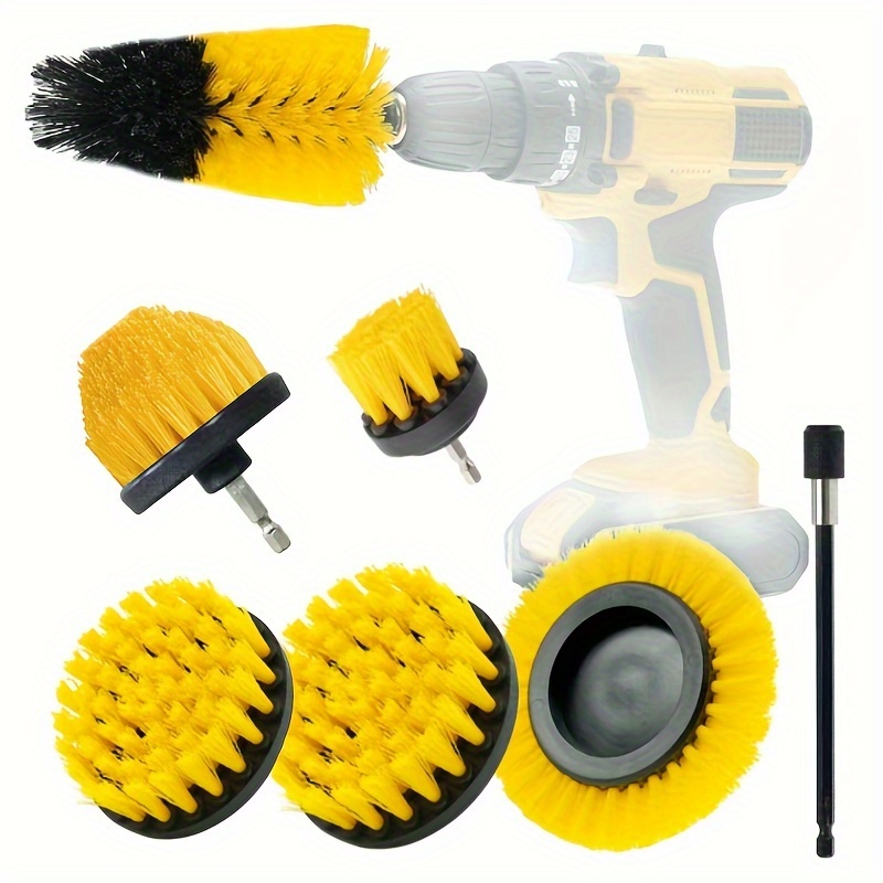 Electric Drill Brush Head Set Perfect For Kitchen Floor Car - Temu