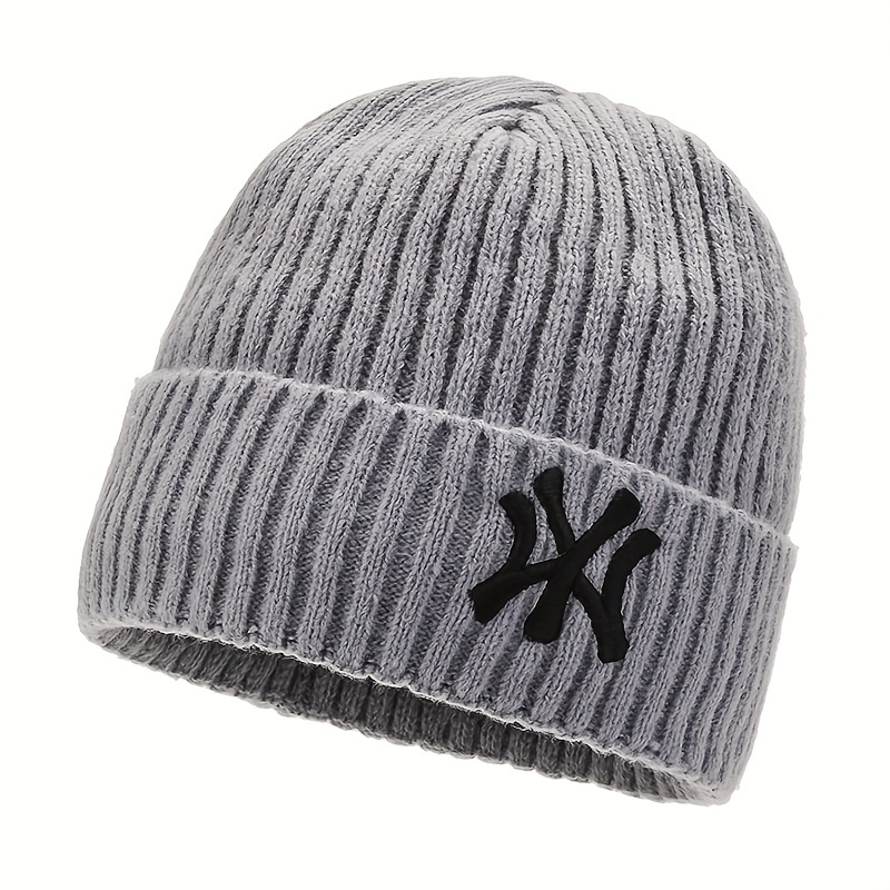 New York Highlanders Grey Club Coop Cuff Beanie Hat