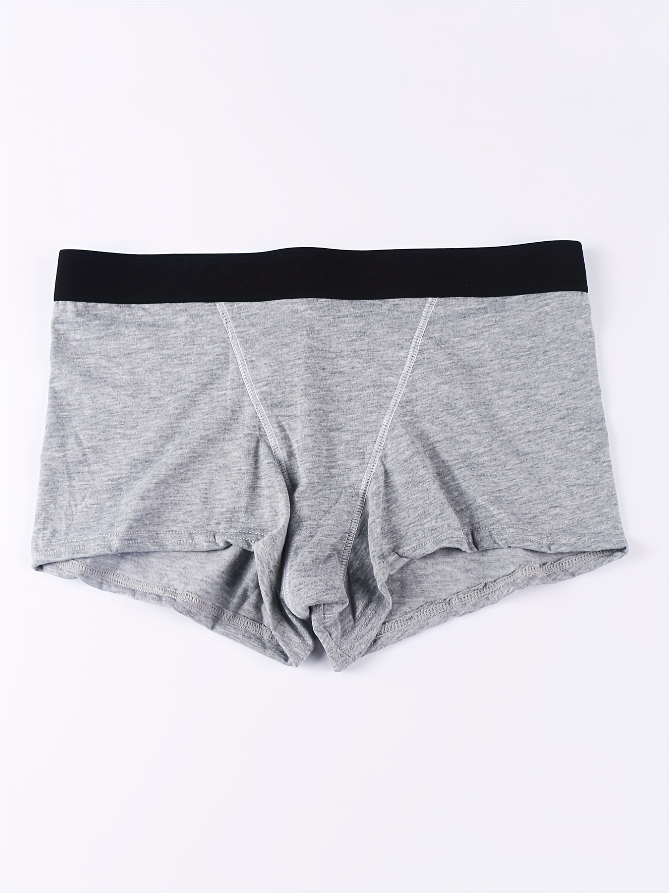 Simple Boyshort Panties Comfy Breathable Stretch Panties Temu