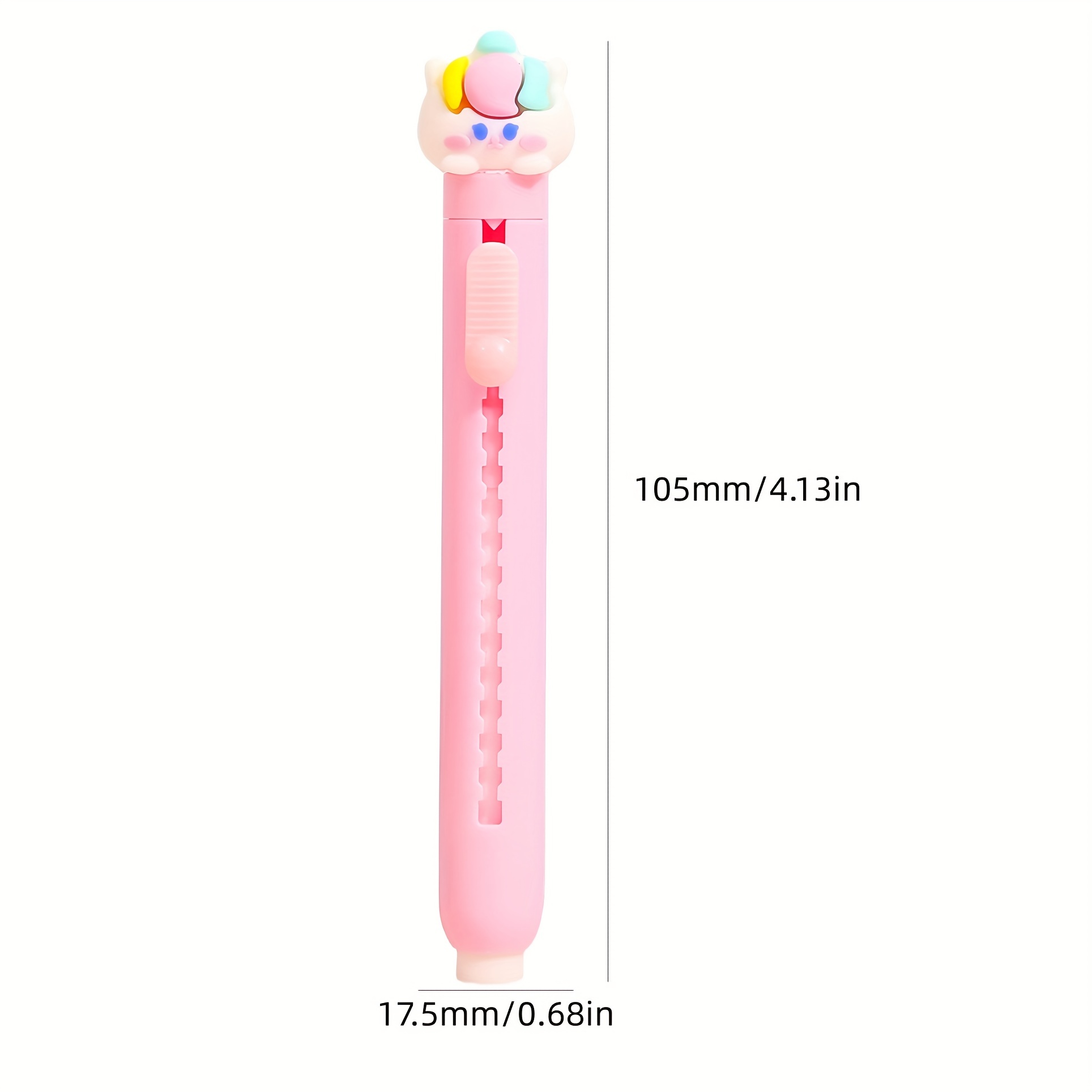 1pc Cartoon Retractable Pencil Eraser Kawaii Portable Push-pull Pencil  Erasers School Student Child Office Stationery Supplies - AliExpress