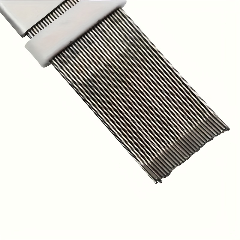 Air Conditioning Fin Cleaning Comb Stainless Steel Brush Straightener