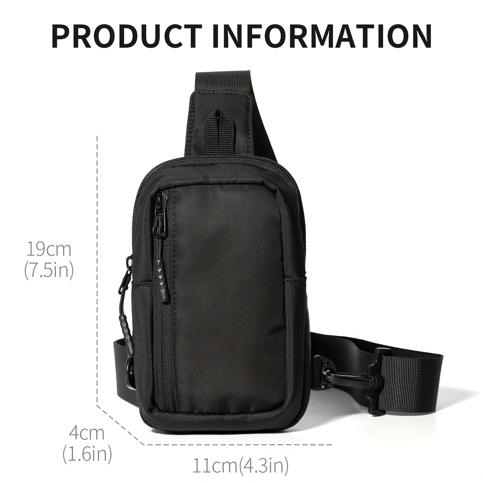 Men's Shoulder Bag Small Backpack Mobile Phone Man's Messenger Bag Crossbody Bags