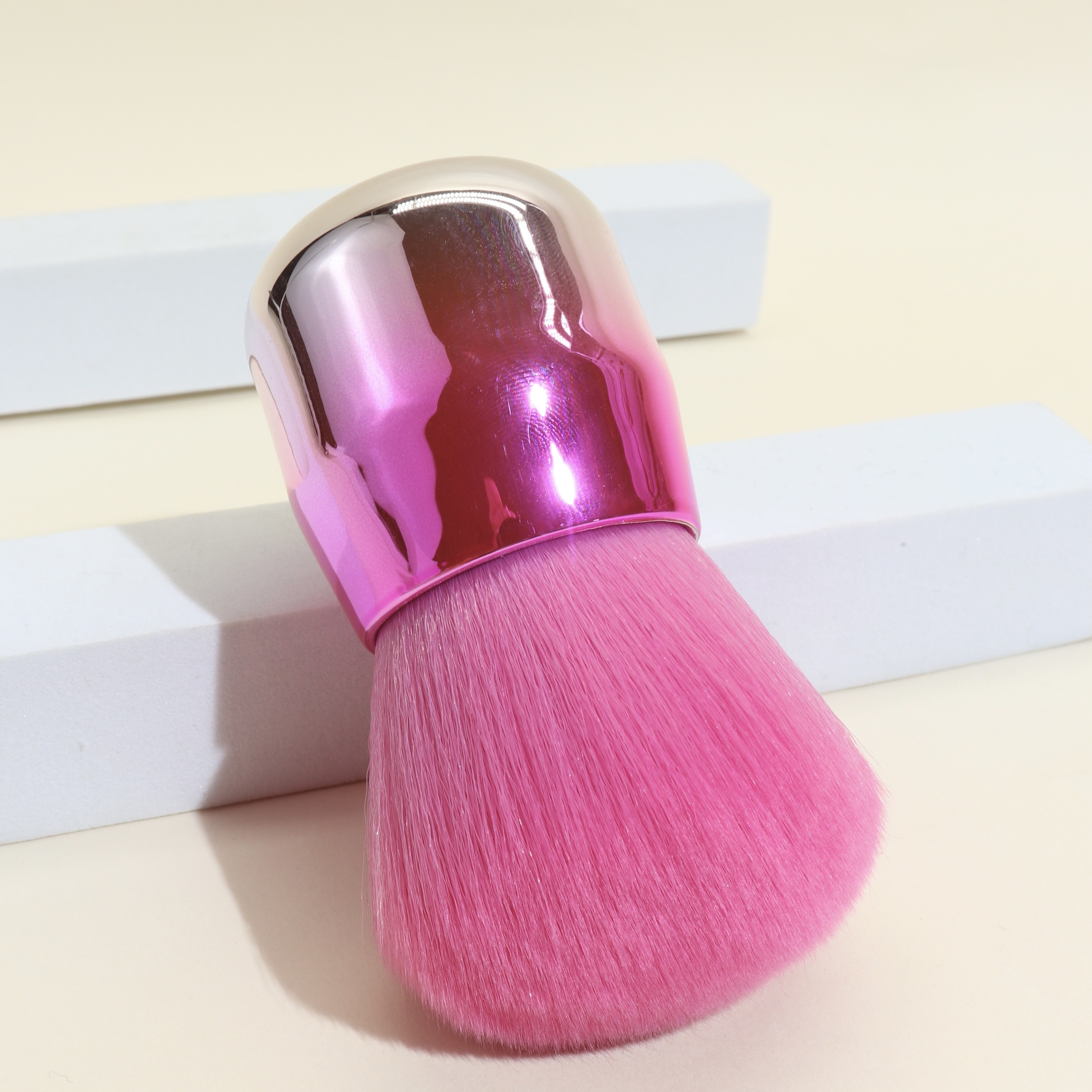 Soft Mushroom Head Blush Brush - Fluffy Loose Powder Brush For Nail Art And  Makeup - Dust Powder Remover And Cleaner - Soft Kabuki Brush For Flawless  Application - Temu