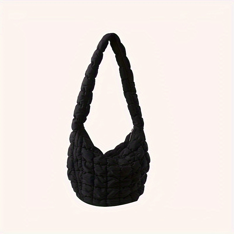 Bolso Hobo Acolchado Puffer Bandolera Gran Capacidad Bolso - Temu