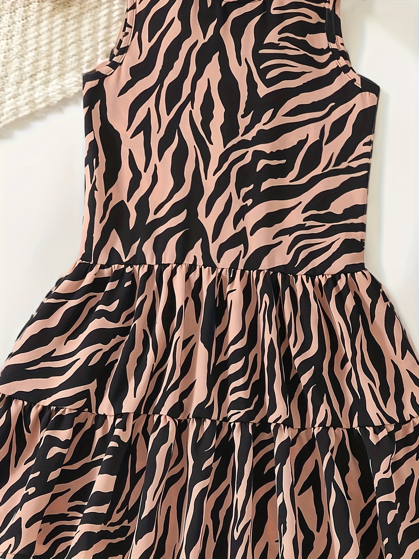 Girls zebra print outlet dress