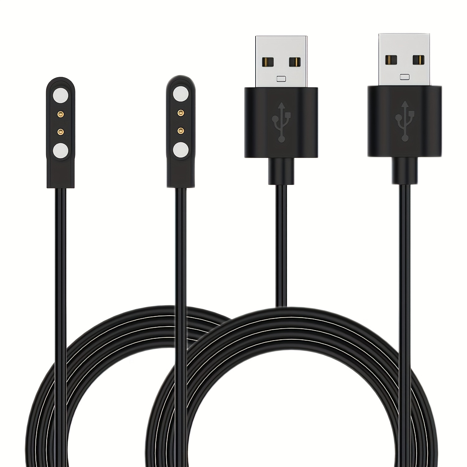 2-Pin Universal USB Data Charging Cable Magnetic Charger For Smart Watch  2.84mm