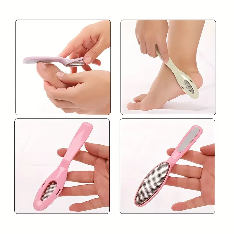 High-quality Double-headed Stainless Steel Foot Scrubbing Board - Remove  Dead Skin, Calluses, And Horny Toenails