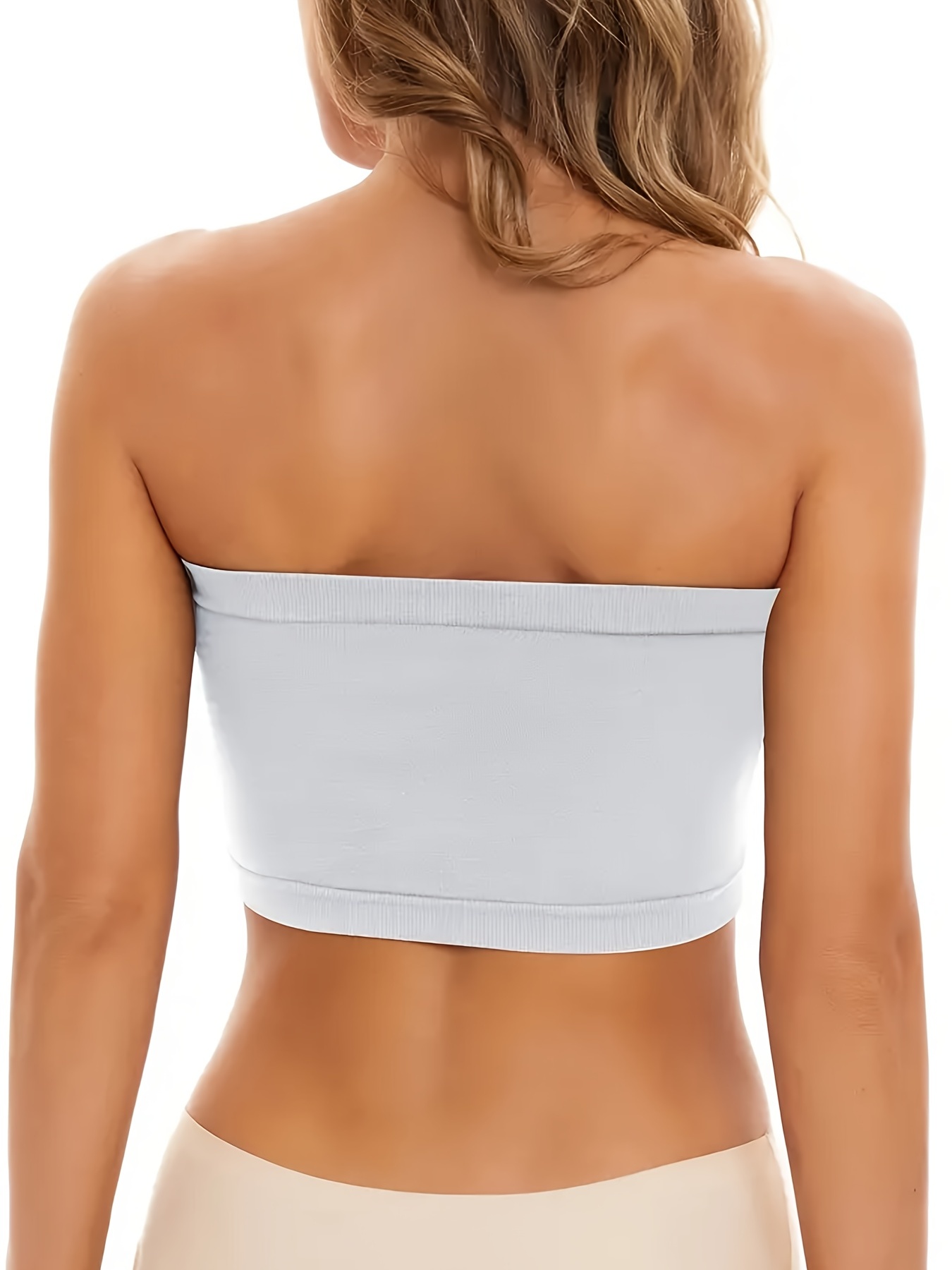 Cotonie Strapless Bandeau Elasticity For Women Summer Printing