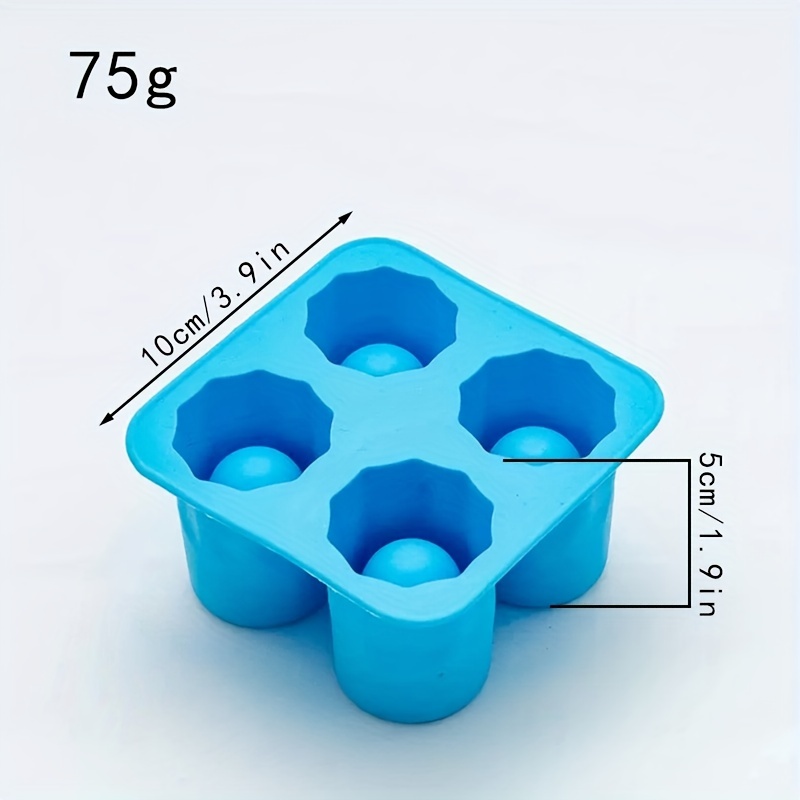 Silicone Shot Glass Ice Mold Cup Shaped Ice Cube Trays Ice - Temu