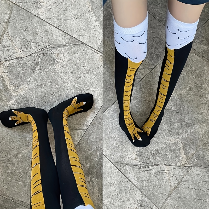 Chicken Feet Funny Socks, Moisture Wicking Cute Fitness Workout Casual Socks  - Temu Bahrain