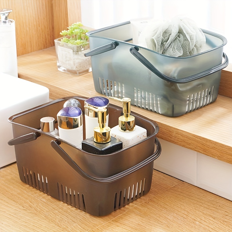 Portable Shower Caddy Plastic Storage Basket Cleaning - Temu