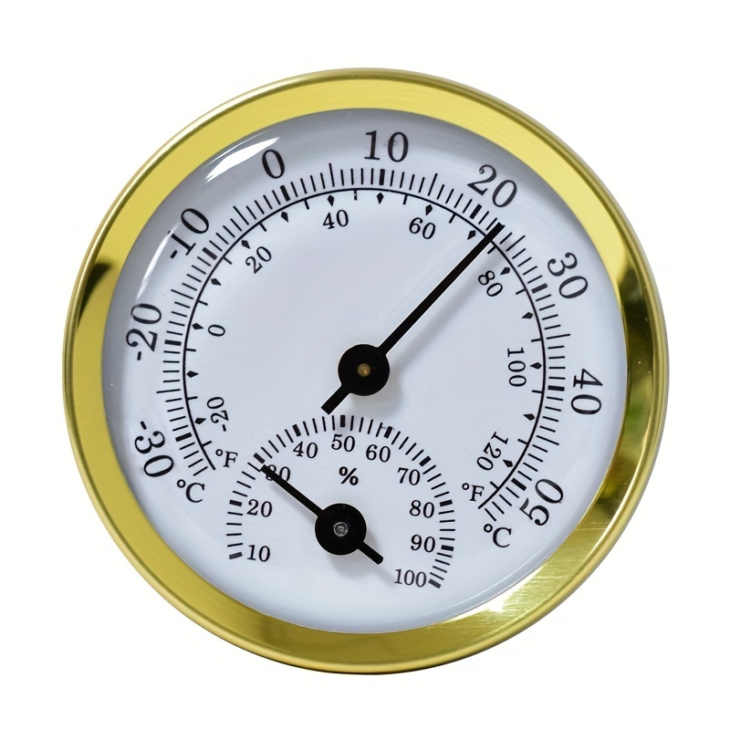 Precision analog Thermometer and Humidity gauge