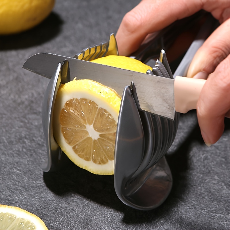 1pc Lemon Slicer Multifunctional Fruit Divider With Handle For