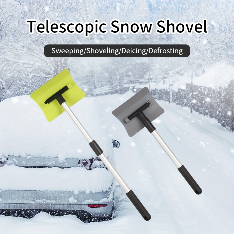 Snow Shovel Multifunctional Telescopic Brush For Automobiles - Temu