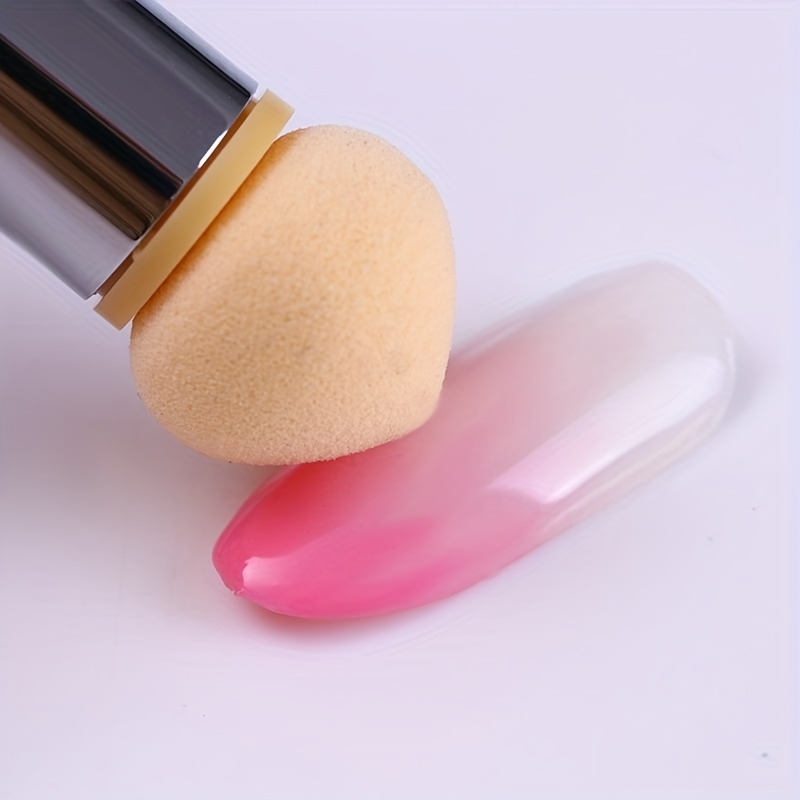 10pcs Gradual Change Nail Polish Sponge Head for Manicure and DIY Nail Art