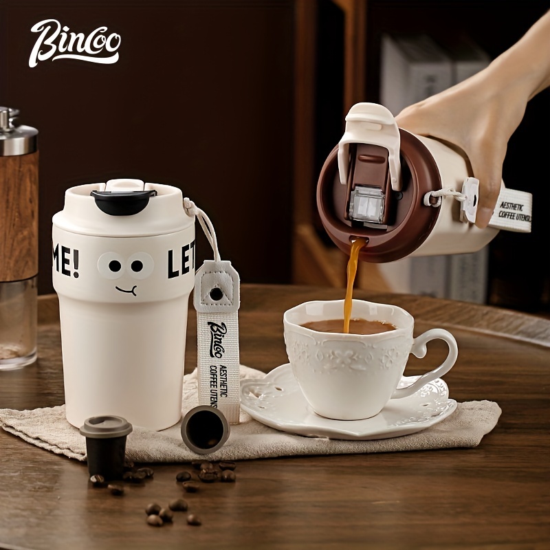 Travel Coffee Mug 12 Oz Insulated Coffee Cups With Flip Lid