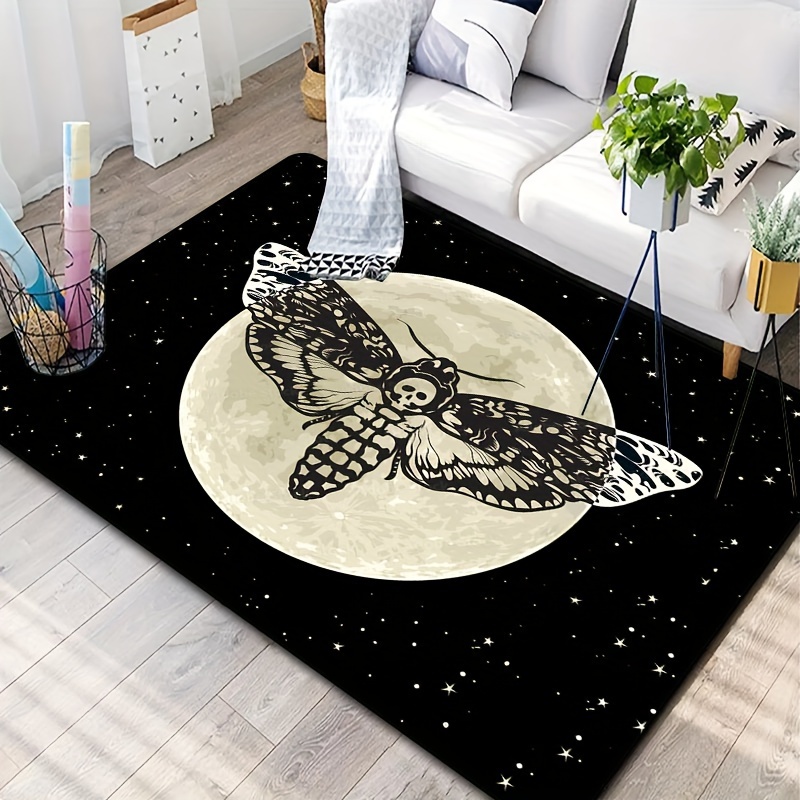 Tapis pour gamelle for Sale avec l'œuvre « Motif de fondu géométrique  moderne avec schéma de couleurs monochromatique de noir » de l'artiste  nocap82