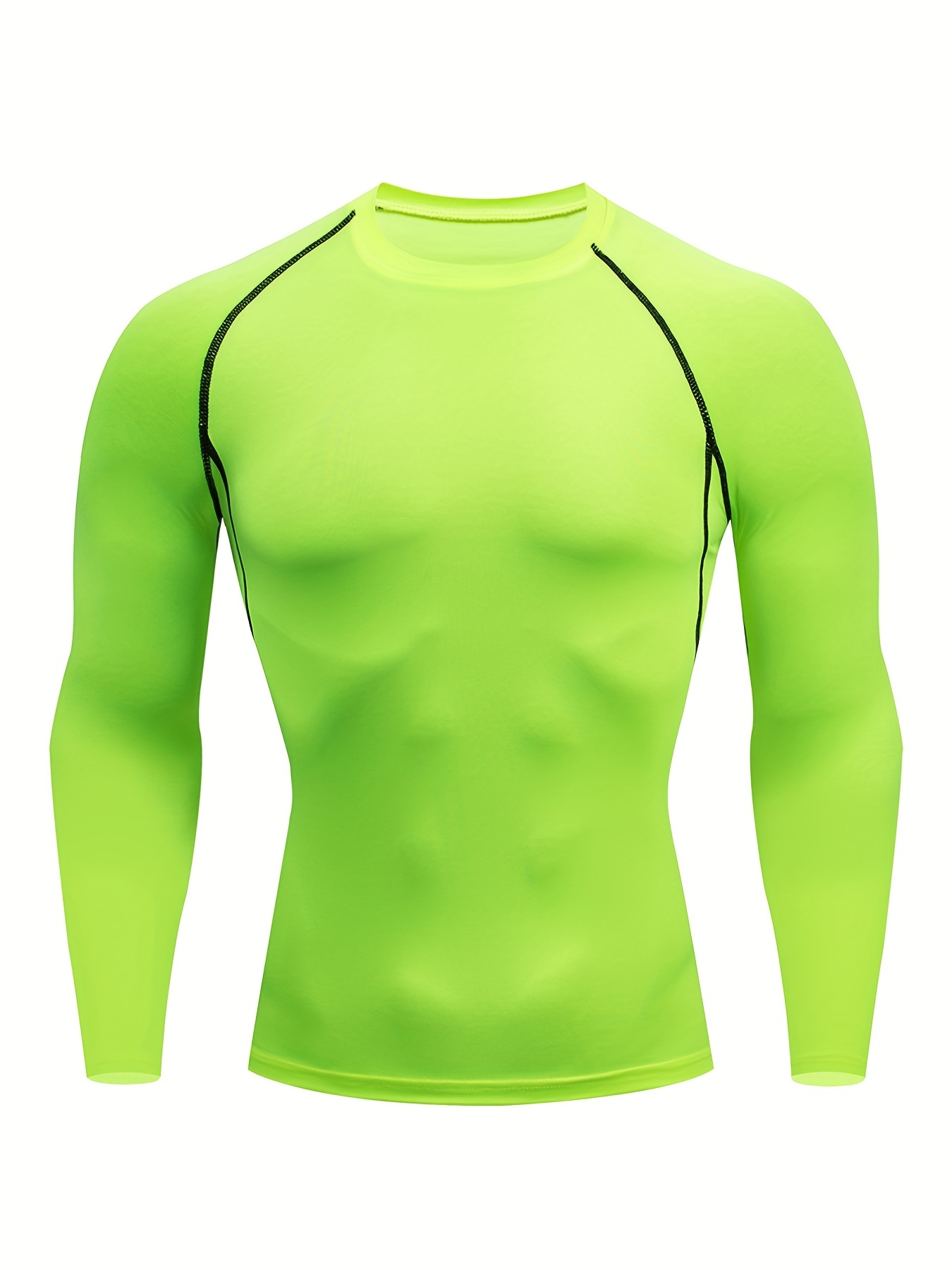 Men's Compression Shirts: Get Fit Fast Long Sleeve Athletic - Temu Malaysia