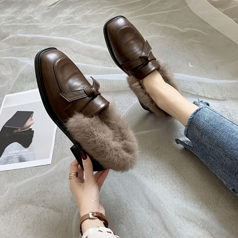 Bow tie hot sale loafers shoes