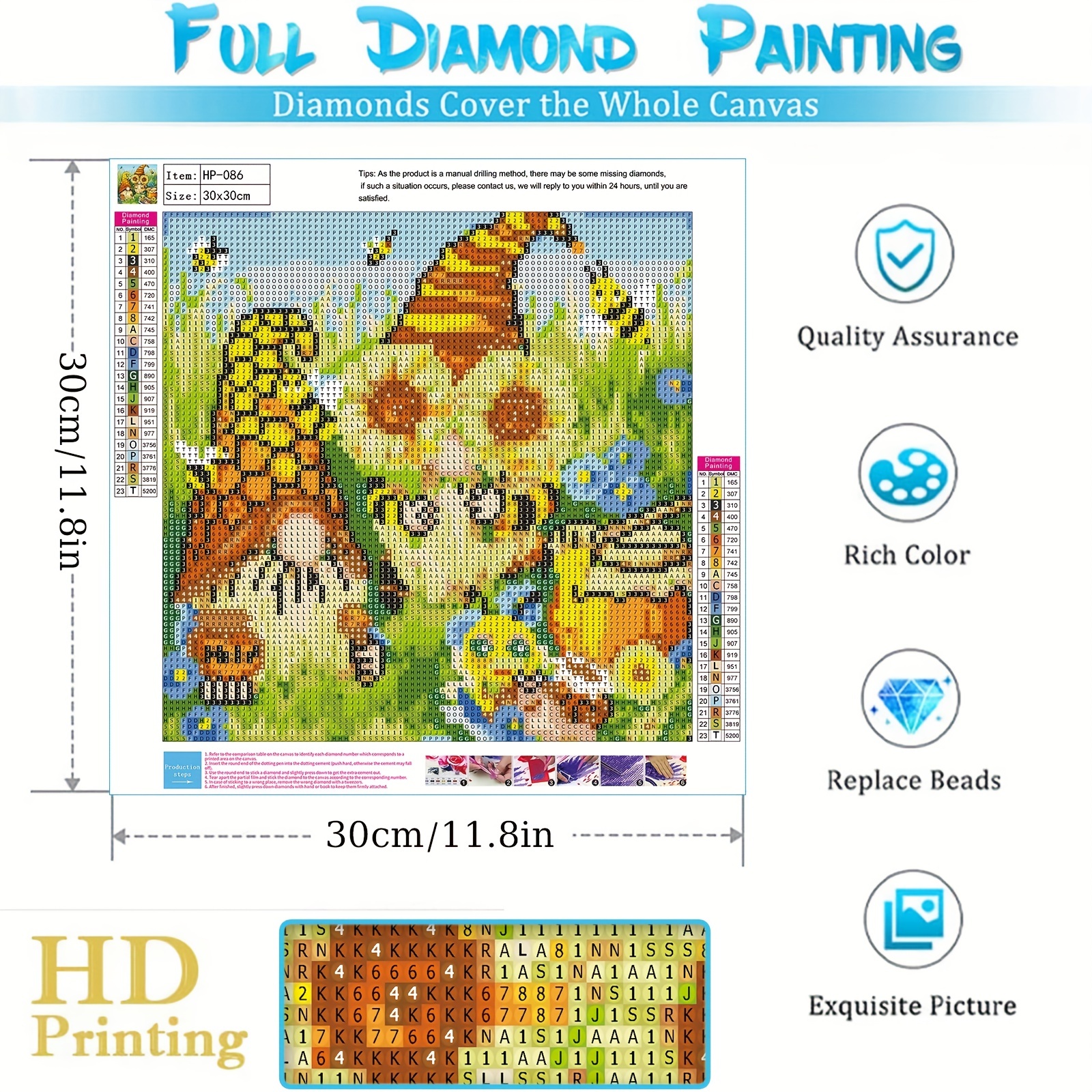 Gnomes Diamond Painting Kits For Adults -bees Sunflower Dwarf 5d