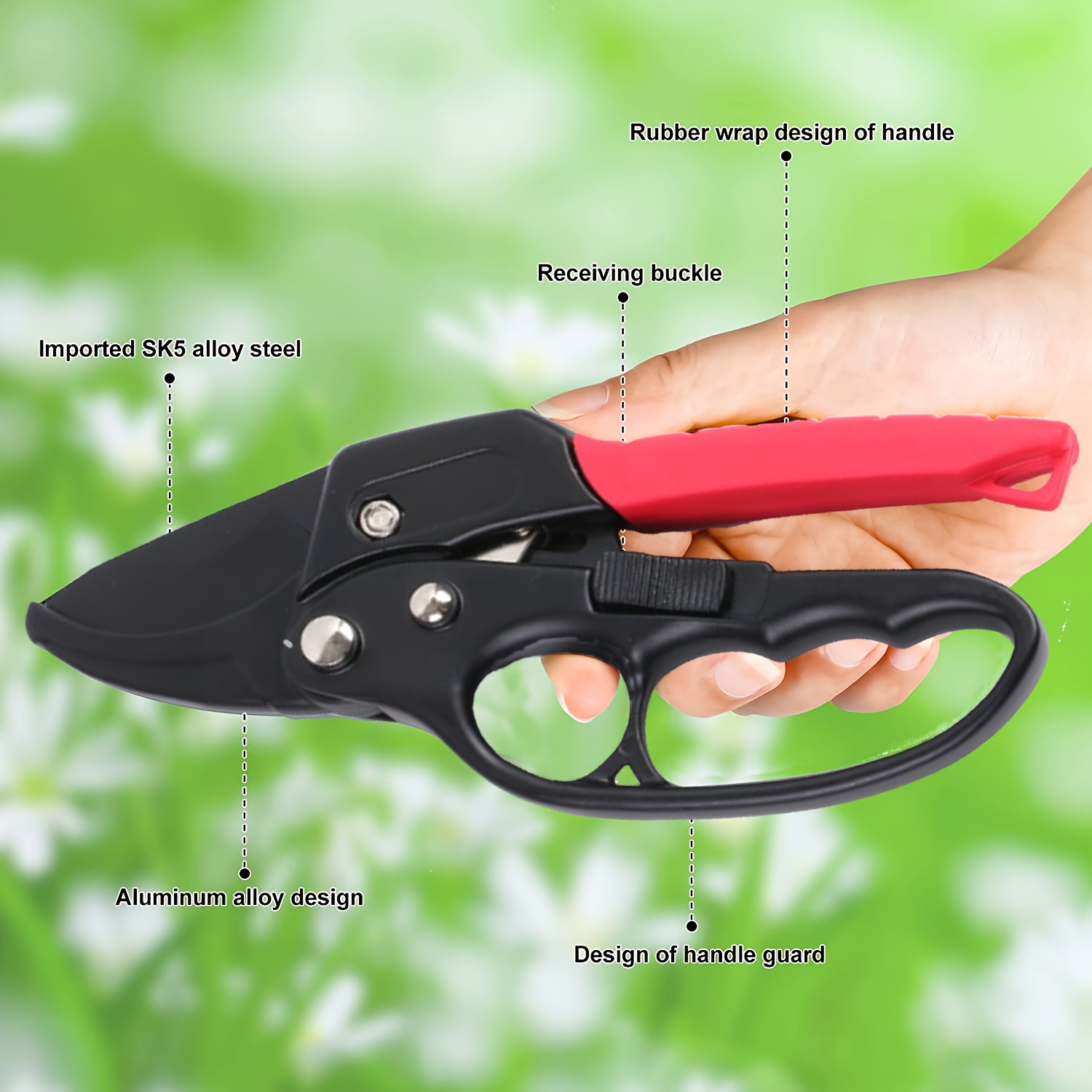 Pruning Shears For Gardening, 3 Times Easier To Work, Friendly To  Arthritis, Carpal Tunnel Syndrome And Small Hands, Comfortable, Sharp,  Durable, Sturdy Ratchet Garden Clippers - Temu