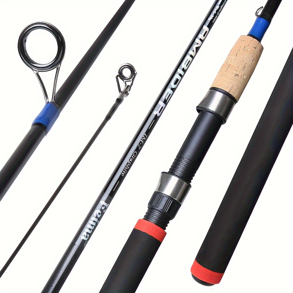 2 section Lightweight Spinning Fishing Rod Ultralight Carbon - Temu